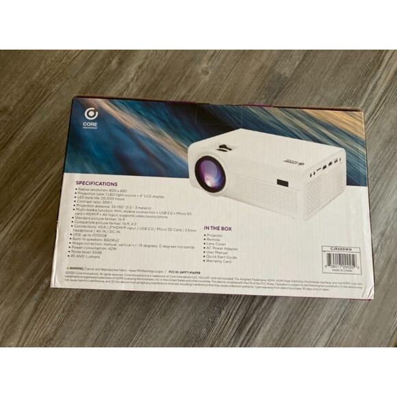 Core Innovations CJR600 150" projector-  White - Picture 2 of 4